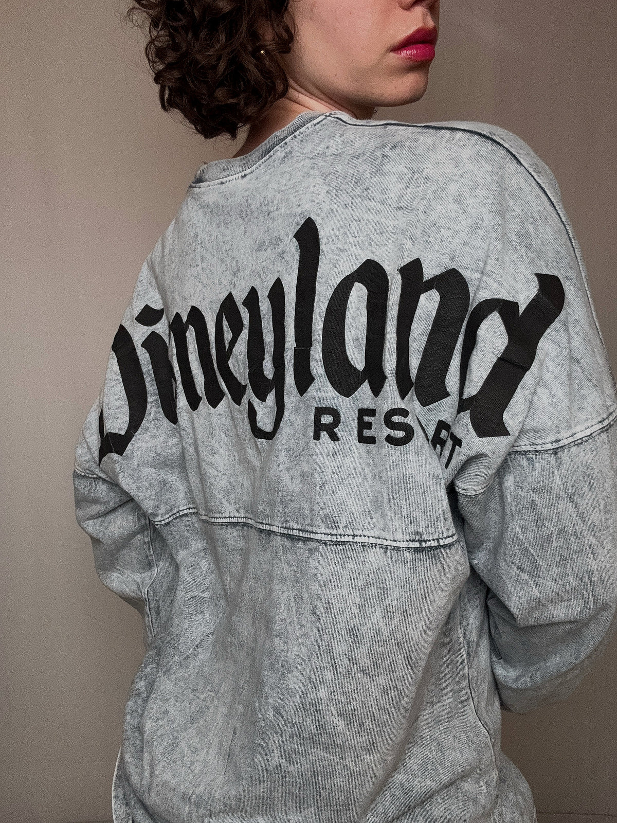 Verwaschenes Disneyland-Sweatshirt S vintage