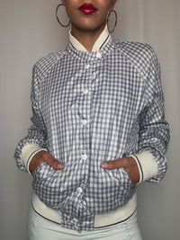 Veste à carreaux Gas XS/S vintage