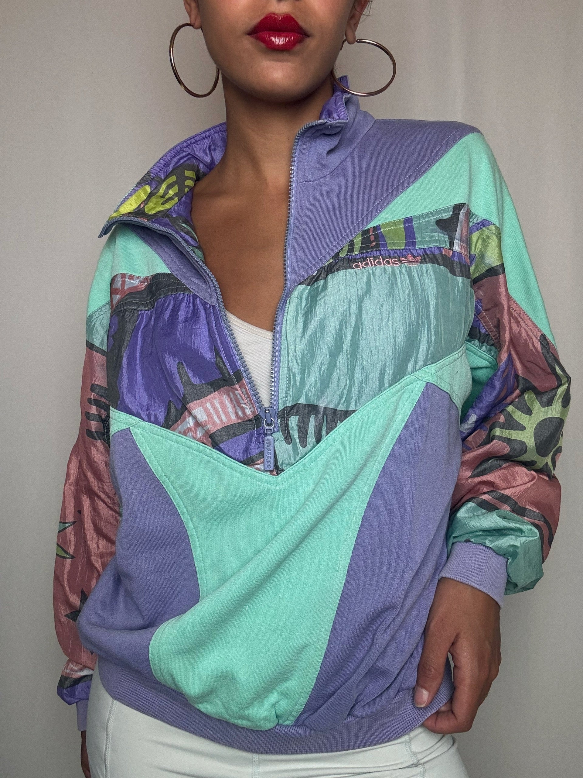 Sweat bimatiere 90's Adidas M/L vintage