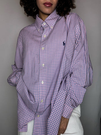 Chemise à carreaux RALPH LAUREN XL vintage