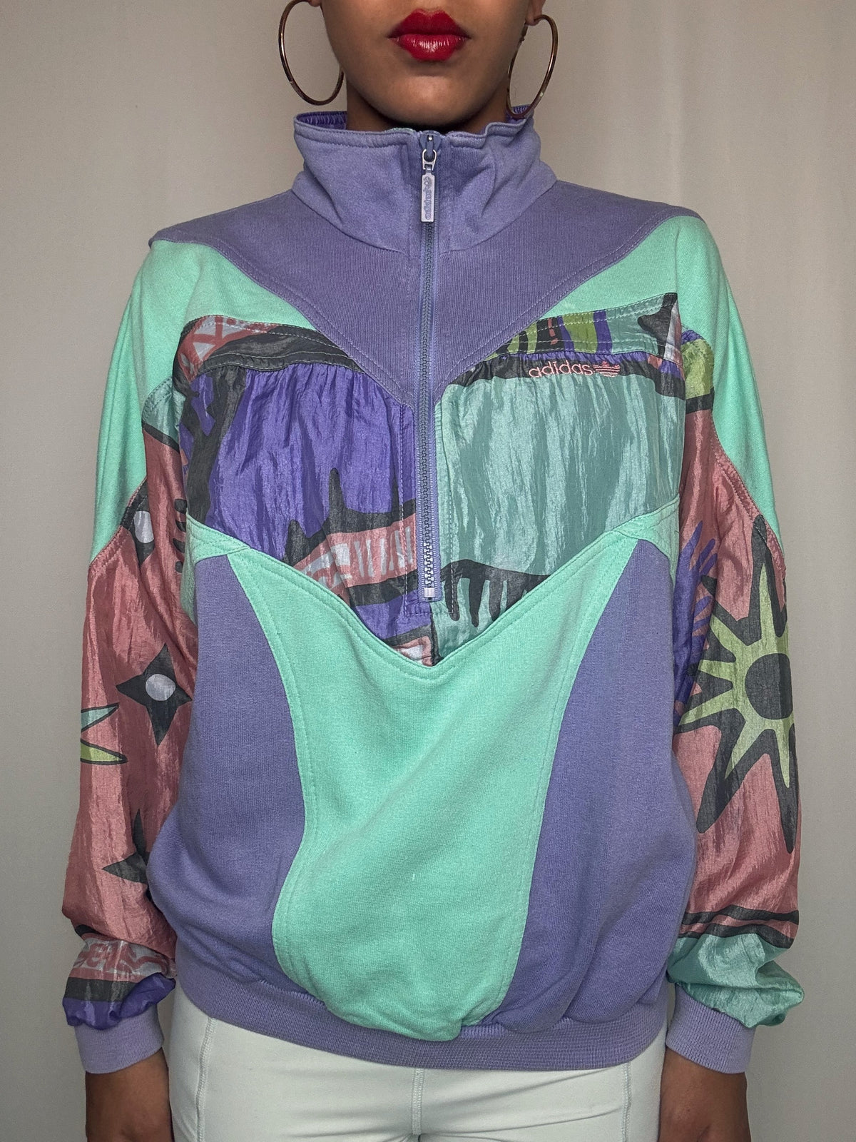 Sweat bimatiere 90's Adidas M/L vintage