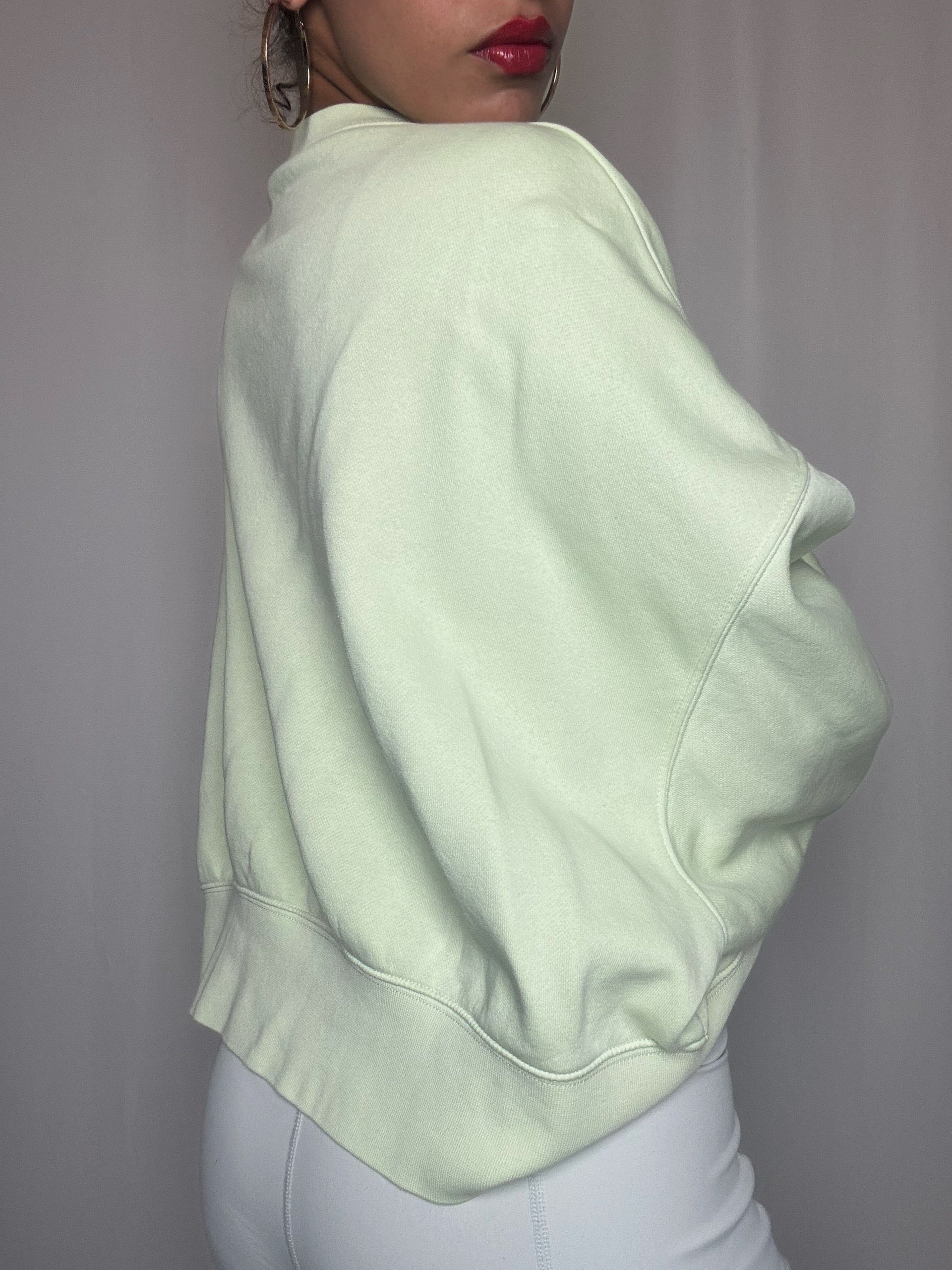 Sweat oversize vert Nike S vintage