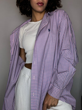 Chemise à carreaux RALPH LAUREN XL vintage