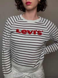 Sweat rayé Levi's S vintage