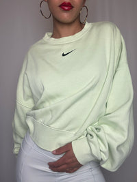 Sweat oversize vert Nike S vintage
