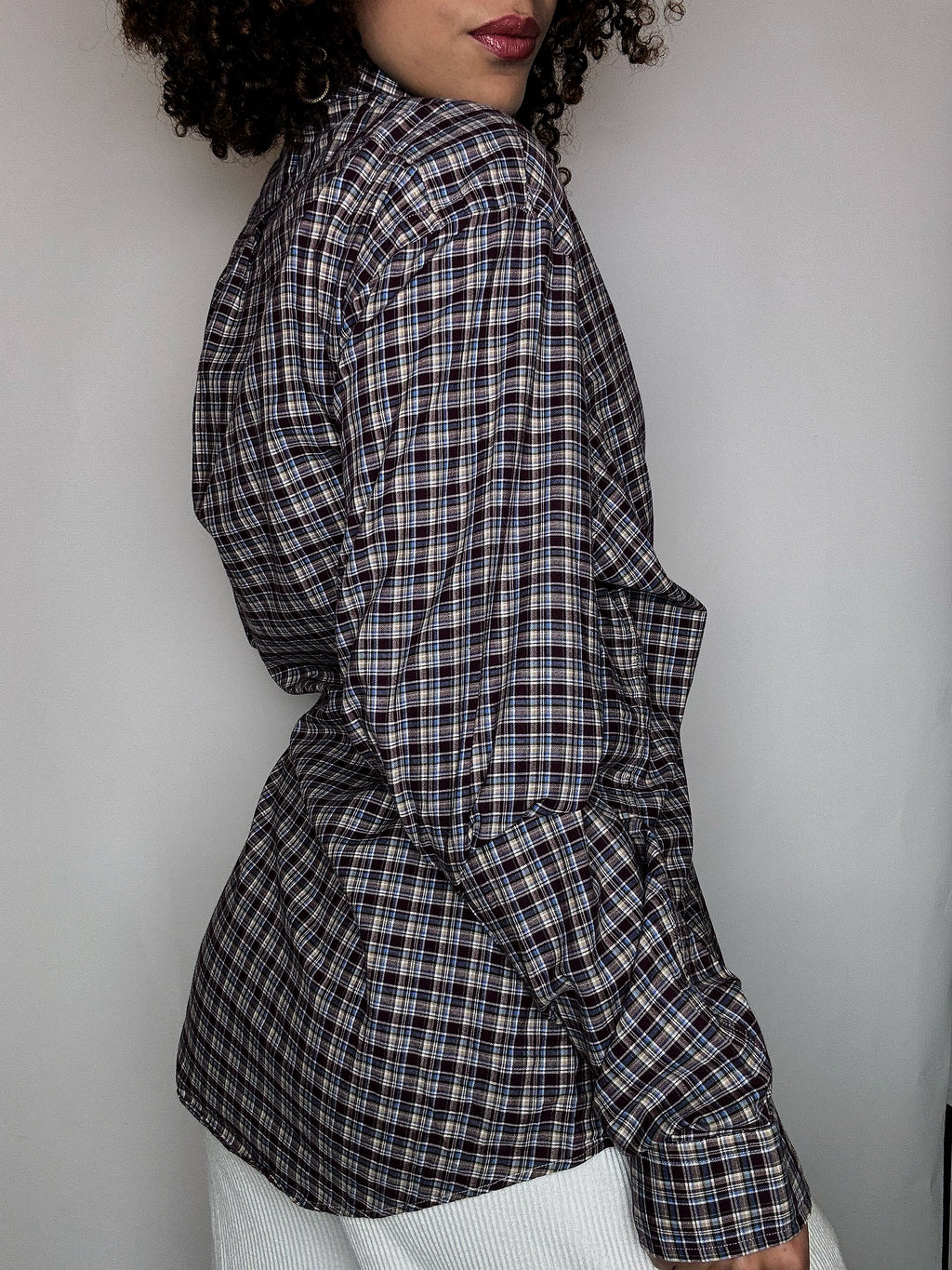 RALPH LAUREN L vintage plaid shirt