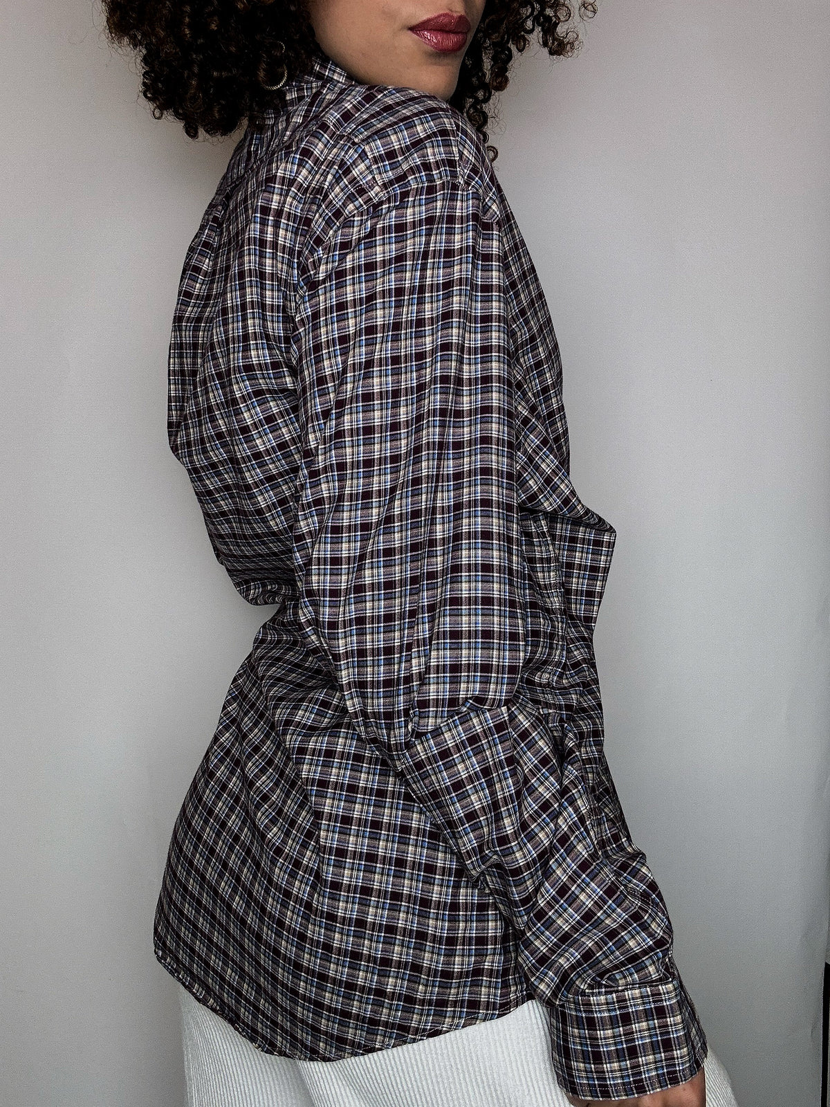 RALPH LAUREN L vintage plaid shirt