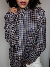 RALPH LAUREN L vintage plaid shirt