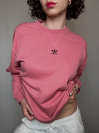 Sweat rose Adidas S vintage
