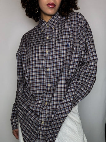 Chemise à carreaux RALPH LAUREN L vintage