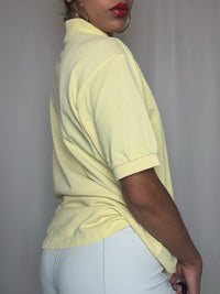 Polo jaune Lacoste L vintage
