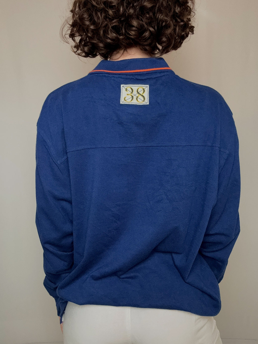 Polo bleu Kangol 2XL vintage