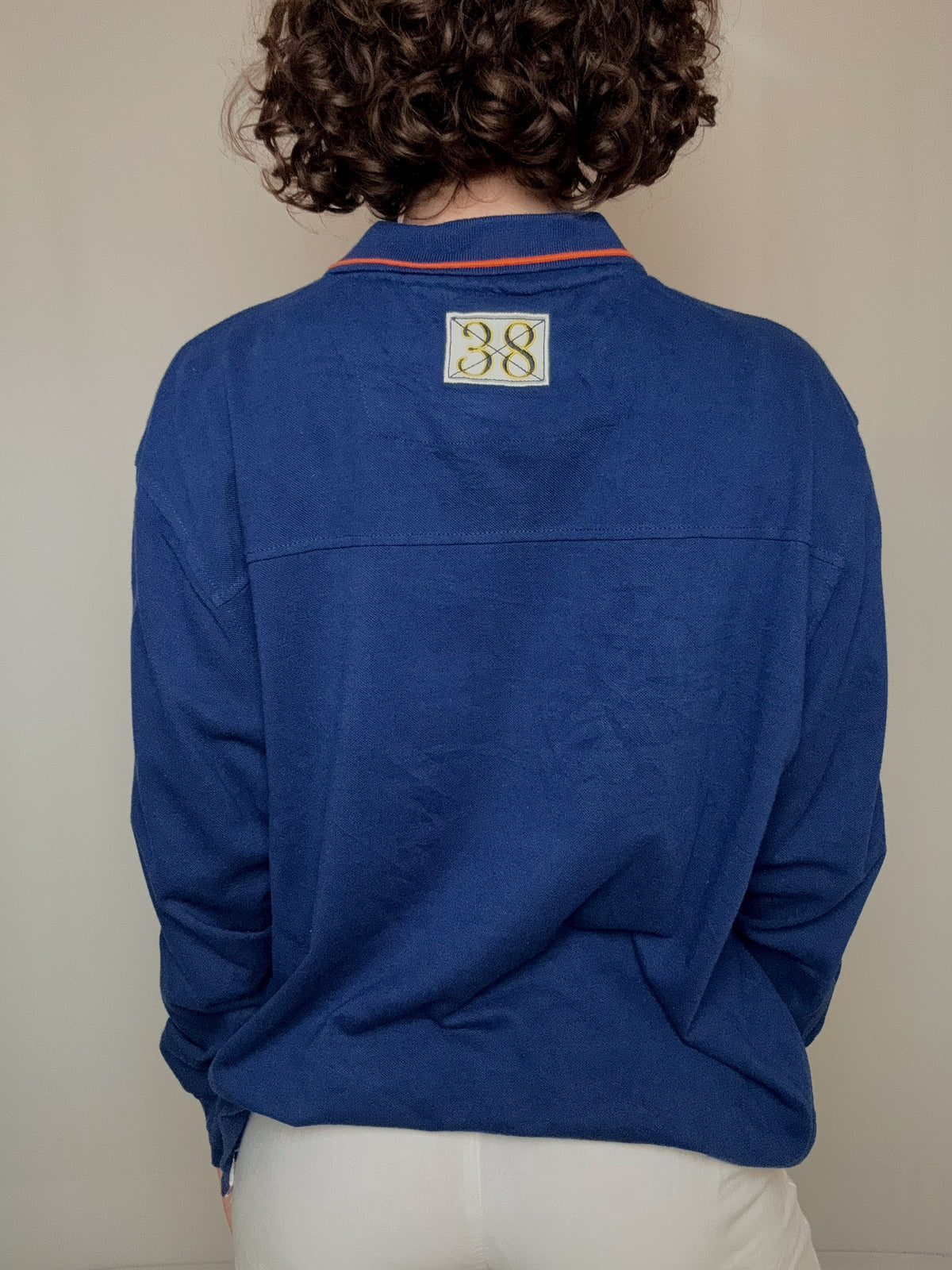 Polo bleu Kangol 2XL vintage