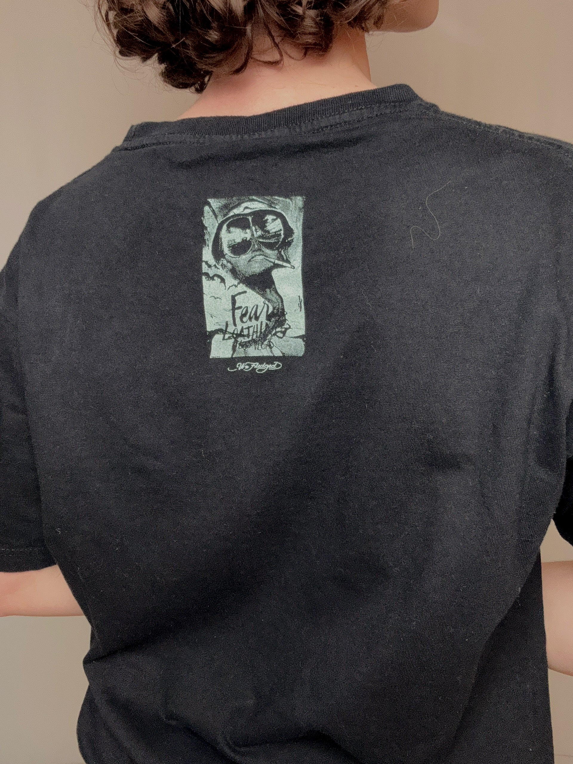 Vintage Black Las Vegas Parano T-shirt L