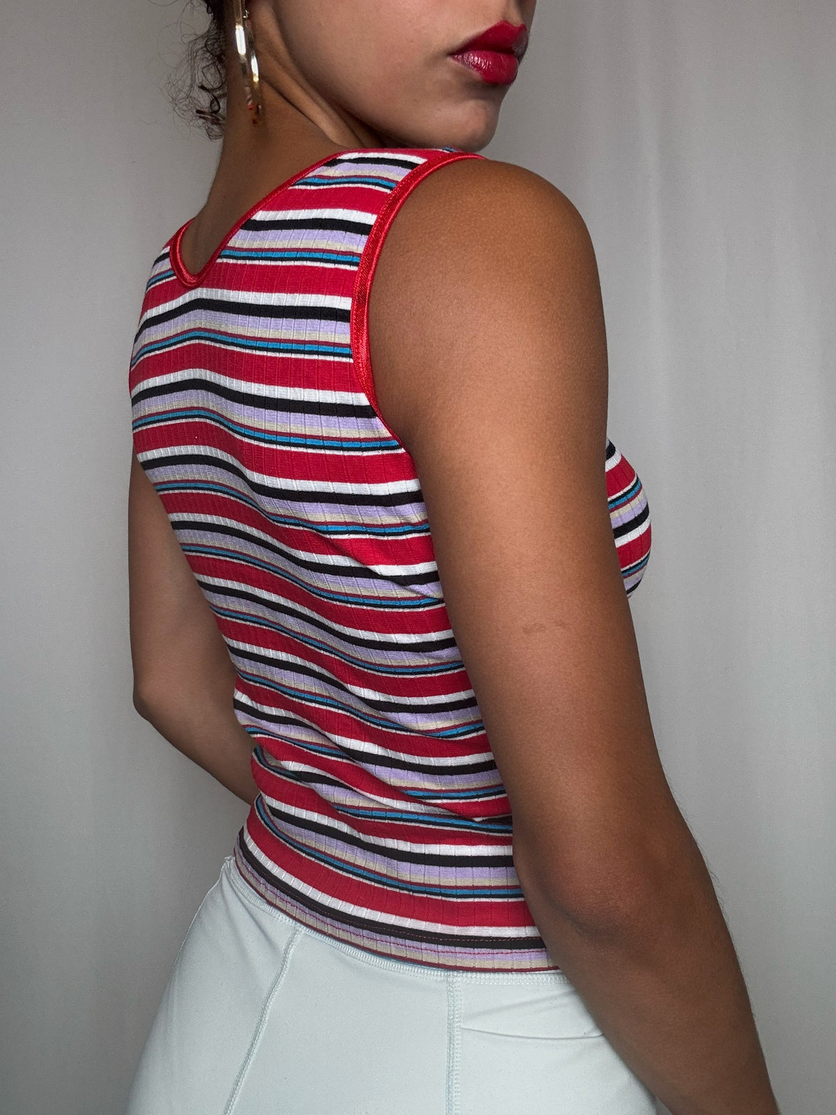 Top rayé S vintage