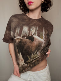 The Mountain brown T-shirt M vintage