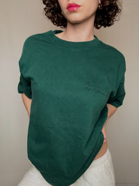Grünes Hummer-T-Shirt L Vintage