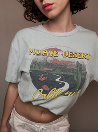 Hellblaues Vintage T-Shirt Größe L