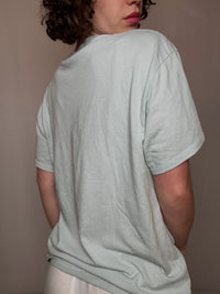 Hellblaues Vintage T-Shirt Größe L