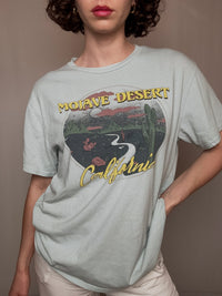Hellblaues Vintage T-Shirt Größe L