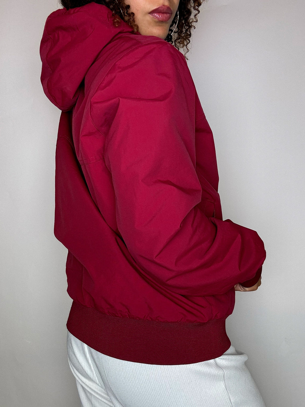 CARHARTT burgundy windbreaker jacket vintage M