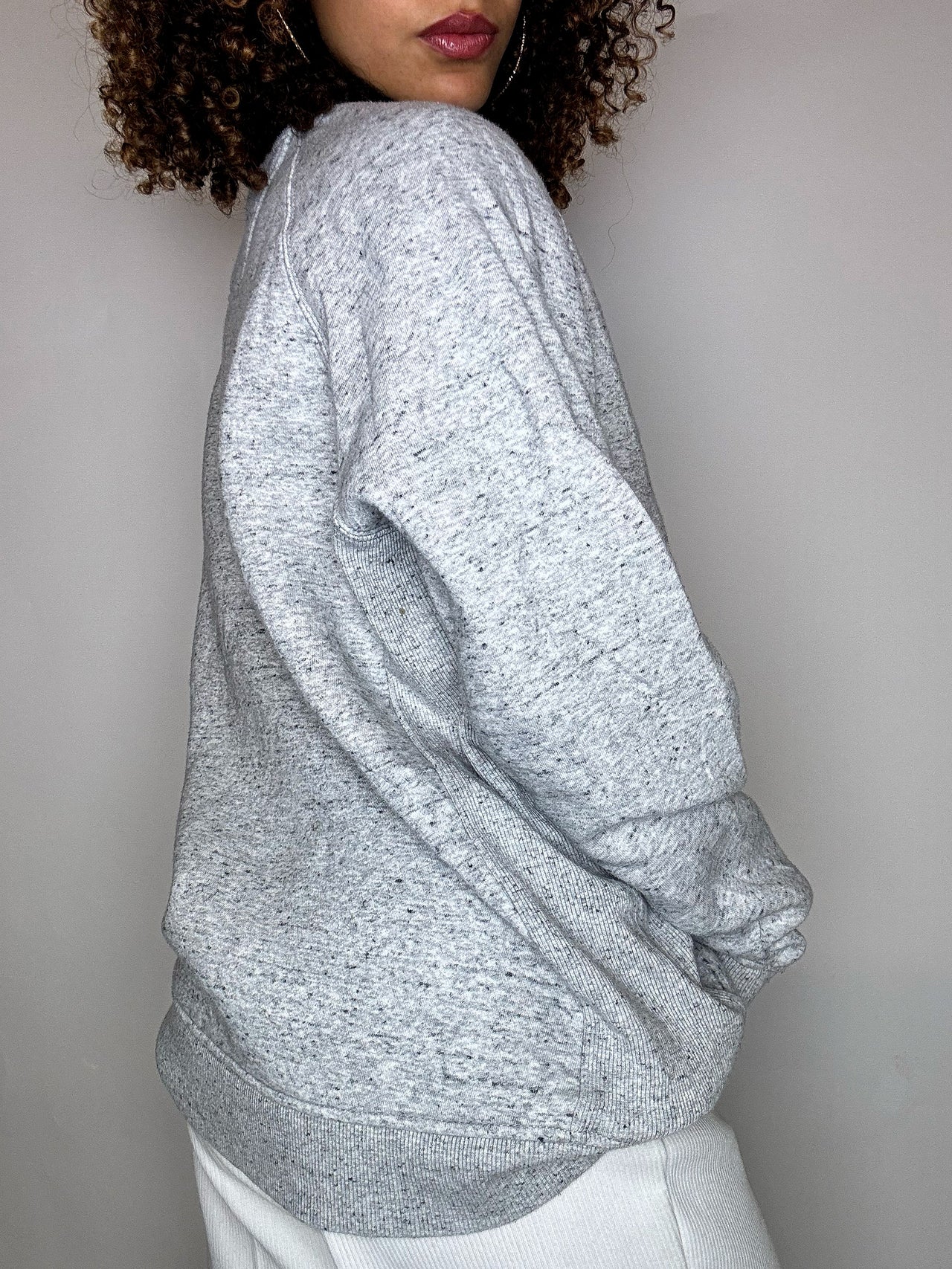 Sweat col rond gris chiné CARHARTT xl vintage