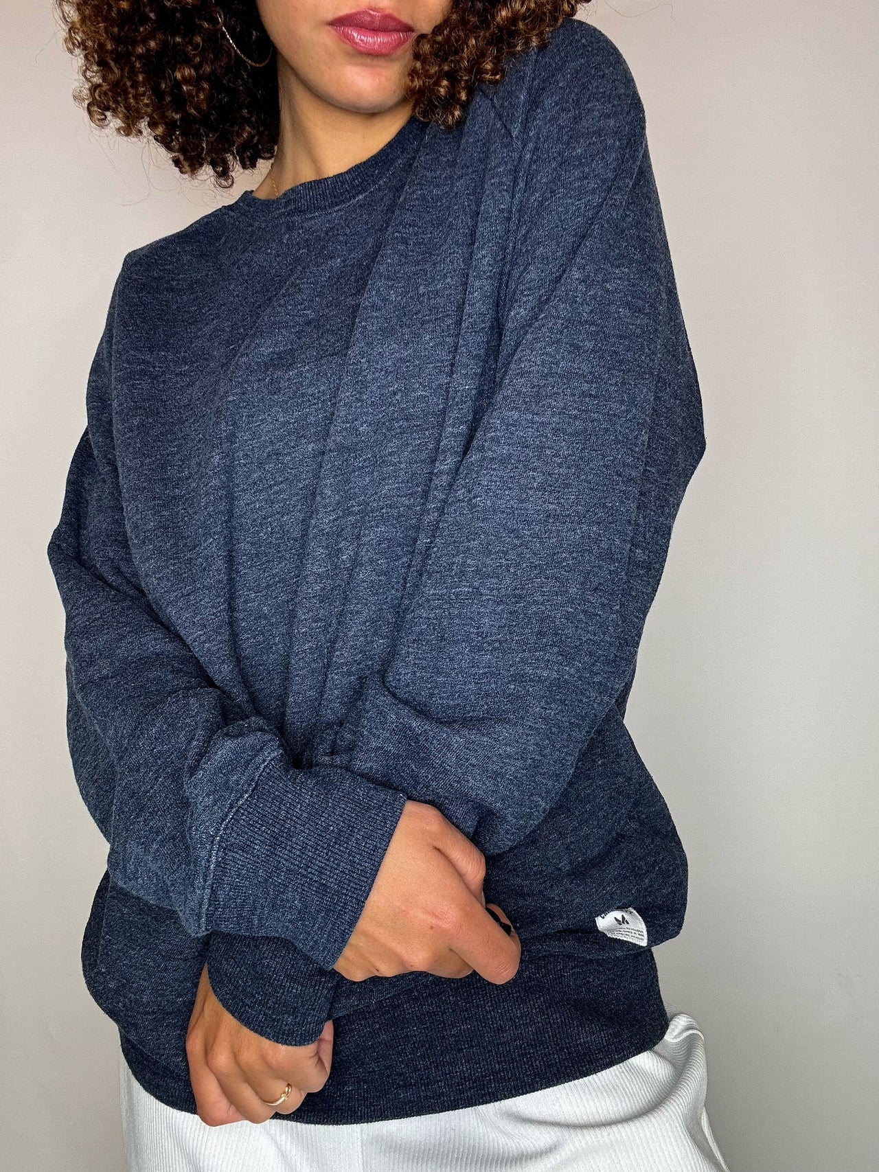 Sweat col rond bleu CARHARTT M vintage