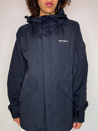 Vintage CARHARTT black windbreaker jacket XS