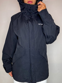 Vintage CARHARTT black windbreaker jacket XS