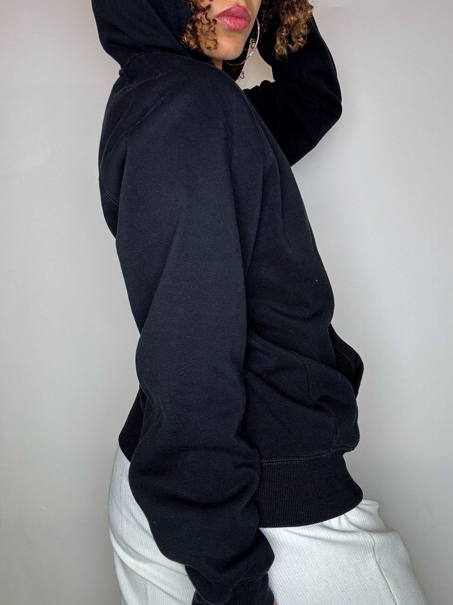 Hoodie zippé noir CARHARTT S vintage