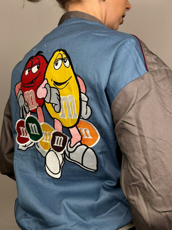 Veste de collection JH DESIGN x NASCAR M&M's L bleue