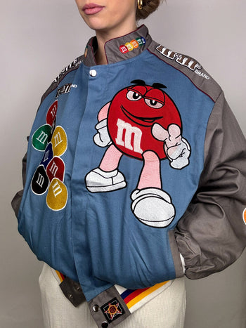 Veste de collection JH DESIGN x NASCAR M&M's L bleue