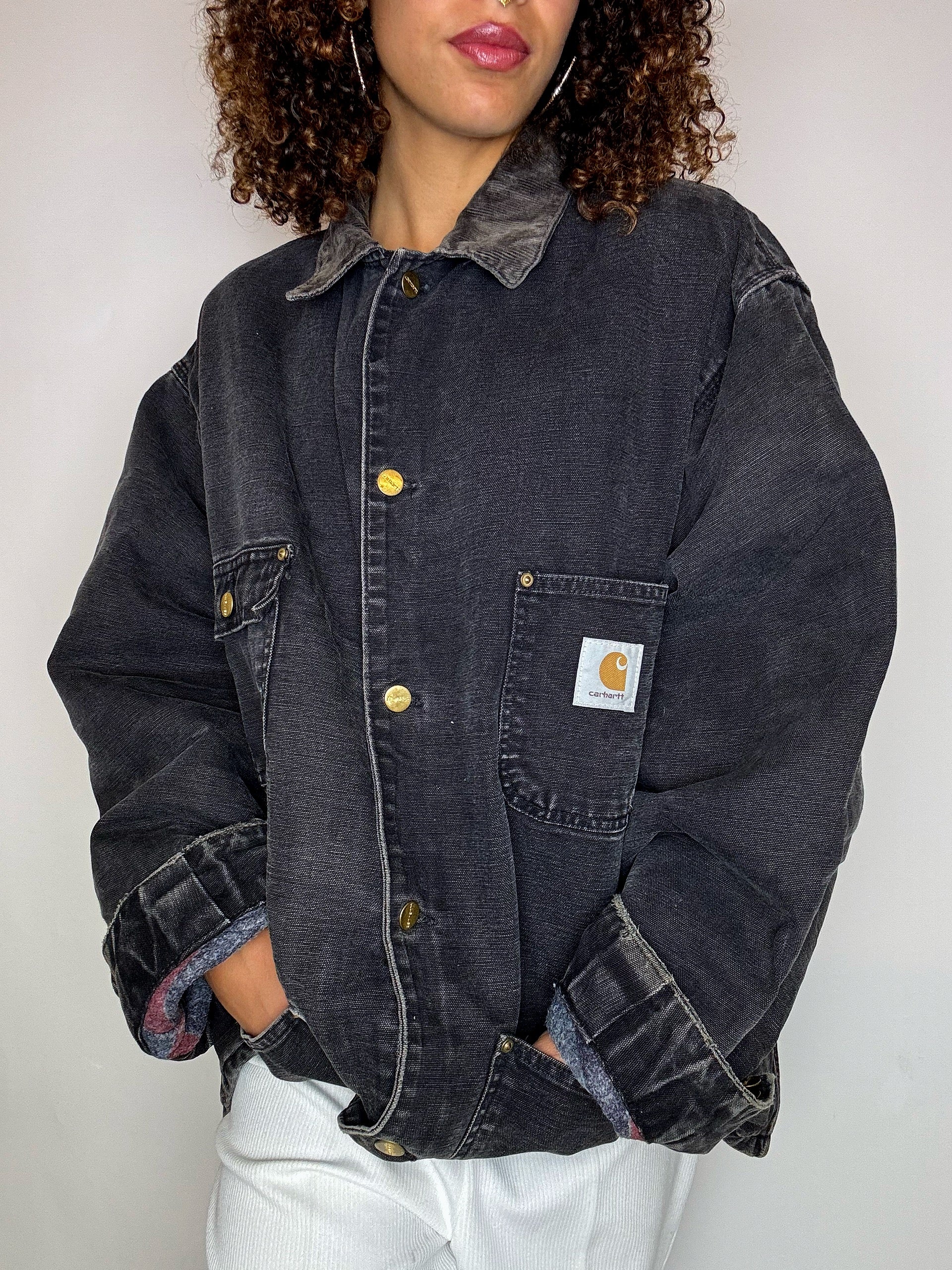 Veste doublée grise CARHARTT XL vintage