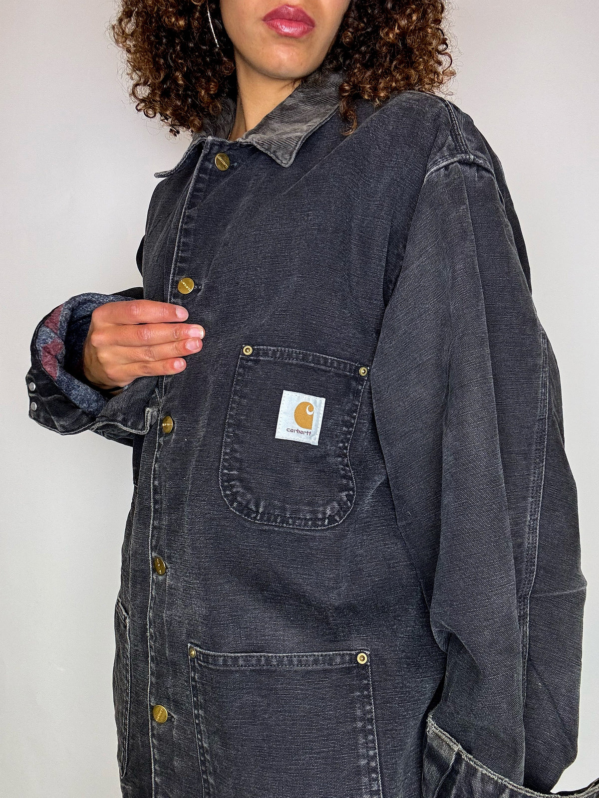 Veste doublée grise CARHARTT XL vintage