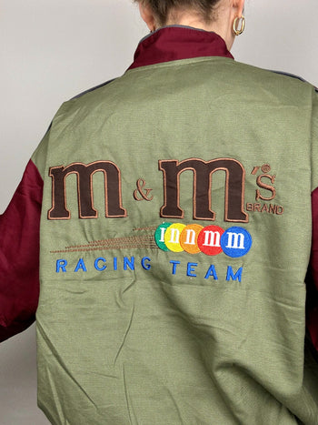 Veste de collection kaki et bordeau JH DESIGN x NASCAR M&M's XXL