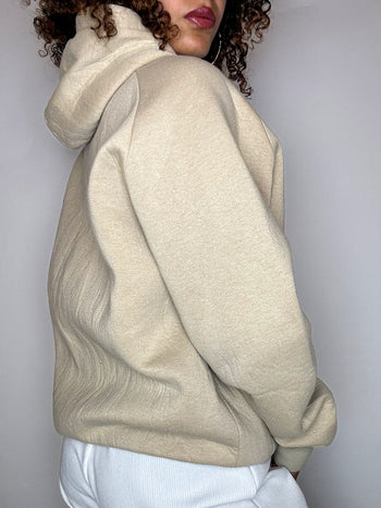 Hoodie zippé épais beige CARHARTT M vintage