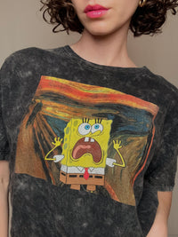 SpongeBob x The Scream T-Shirt Vintage