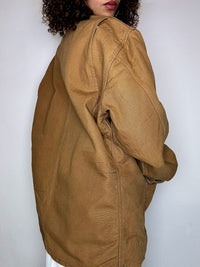 CARHARTT vintage beige lined jacket XL