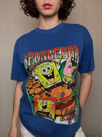 SpongeBob blue T-shirt, vintage L