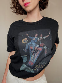 Black T-shirt Bill & Ted's Excellent Adventure Size L vintage