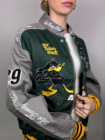 Veste de collection gris et vert JH DESIGN x WARNERBROS LONEY TUNES L