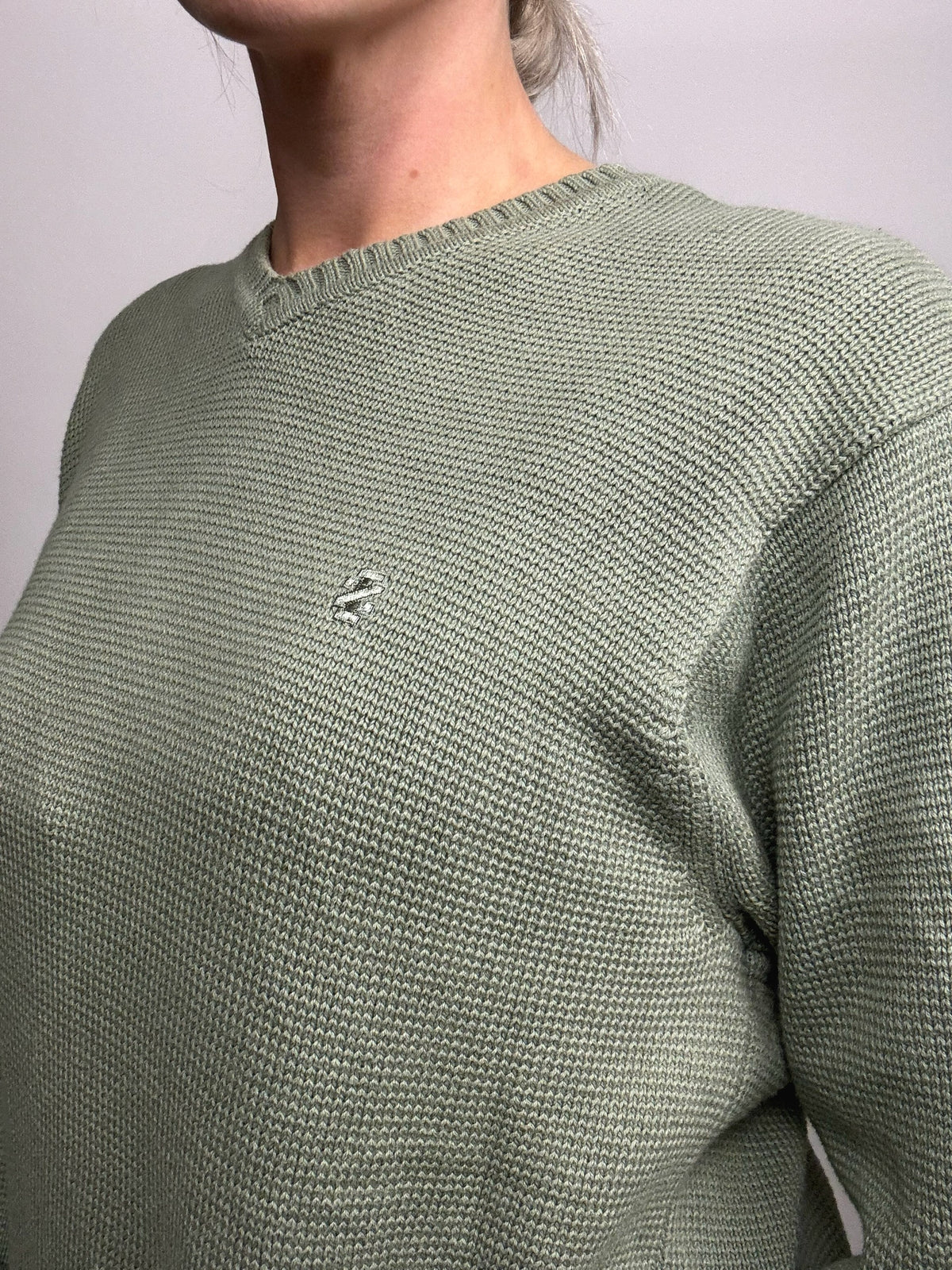 Vintage green knit sweater