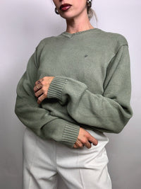 Vintage green knit sweater