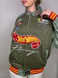 JH DESIGN x NASCAR HOTWHEELS L Khaki-Kollektionsjacke