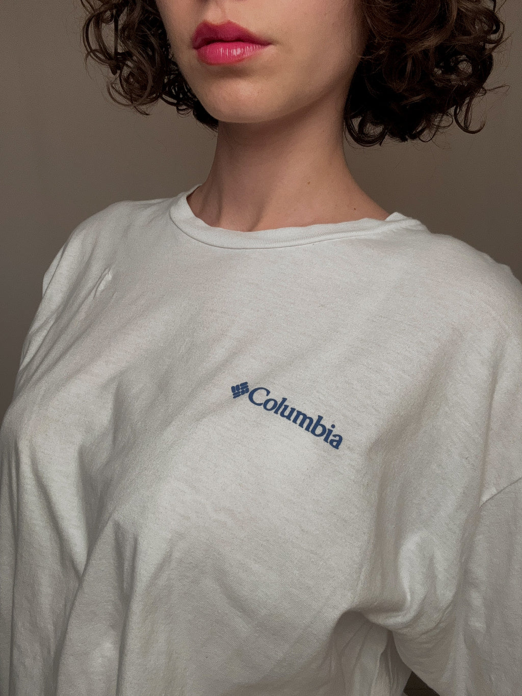 T-Shirt, weiß, Kolumbien, XL, Vintage