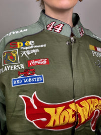 JH DESIGN x NASCAR HOTWHEELS L Khaki-Kollektionsjacke