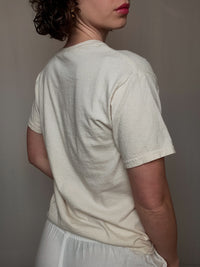 Lana Del Rey Cream T-shirt L Vintage