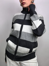 Vintage TOMMY HILFIGER knit zip cardigan