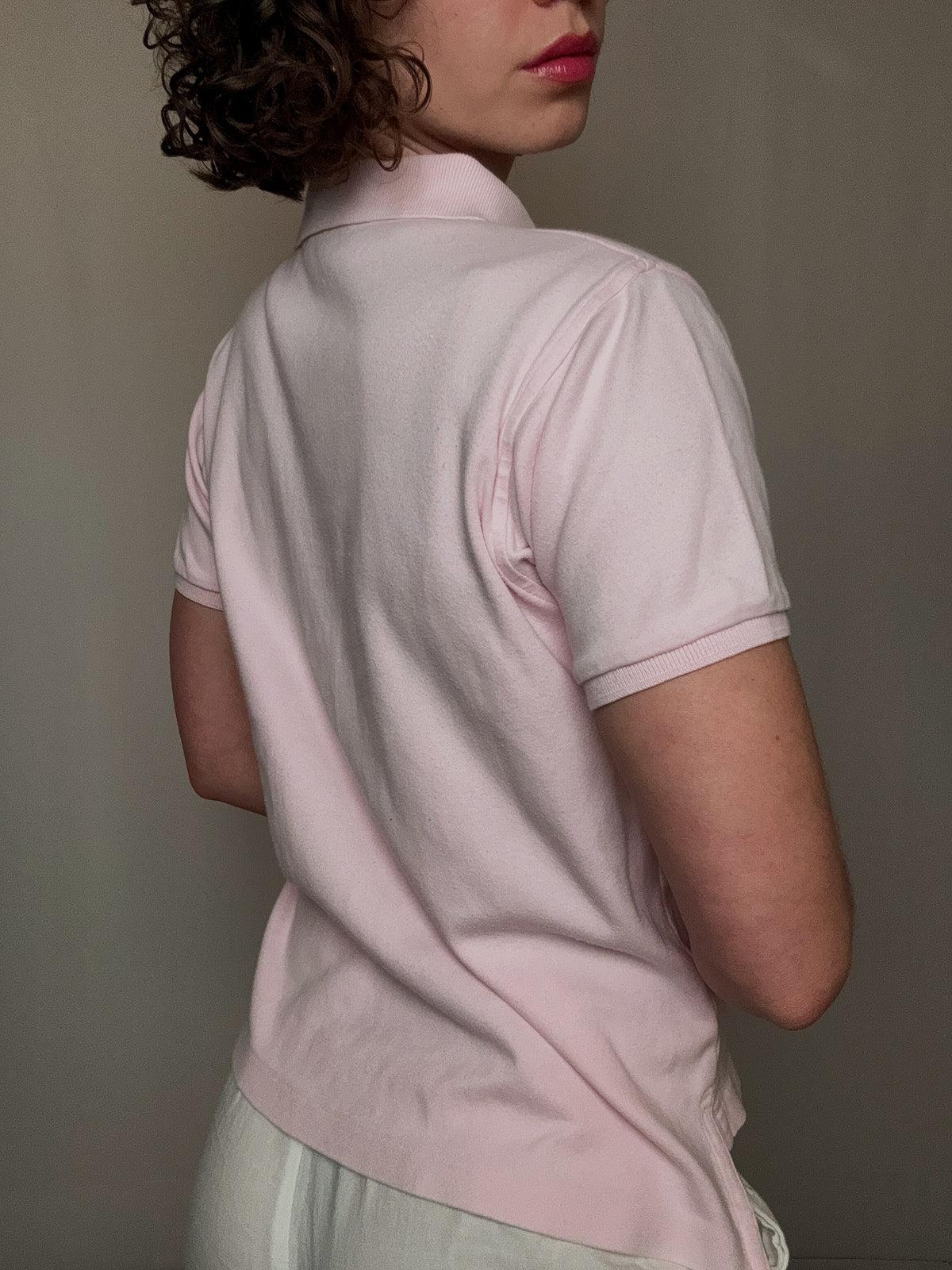 Polo rose Abercrombie S vintage