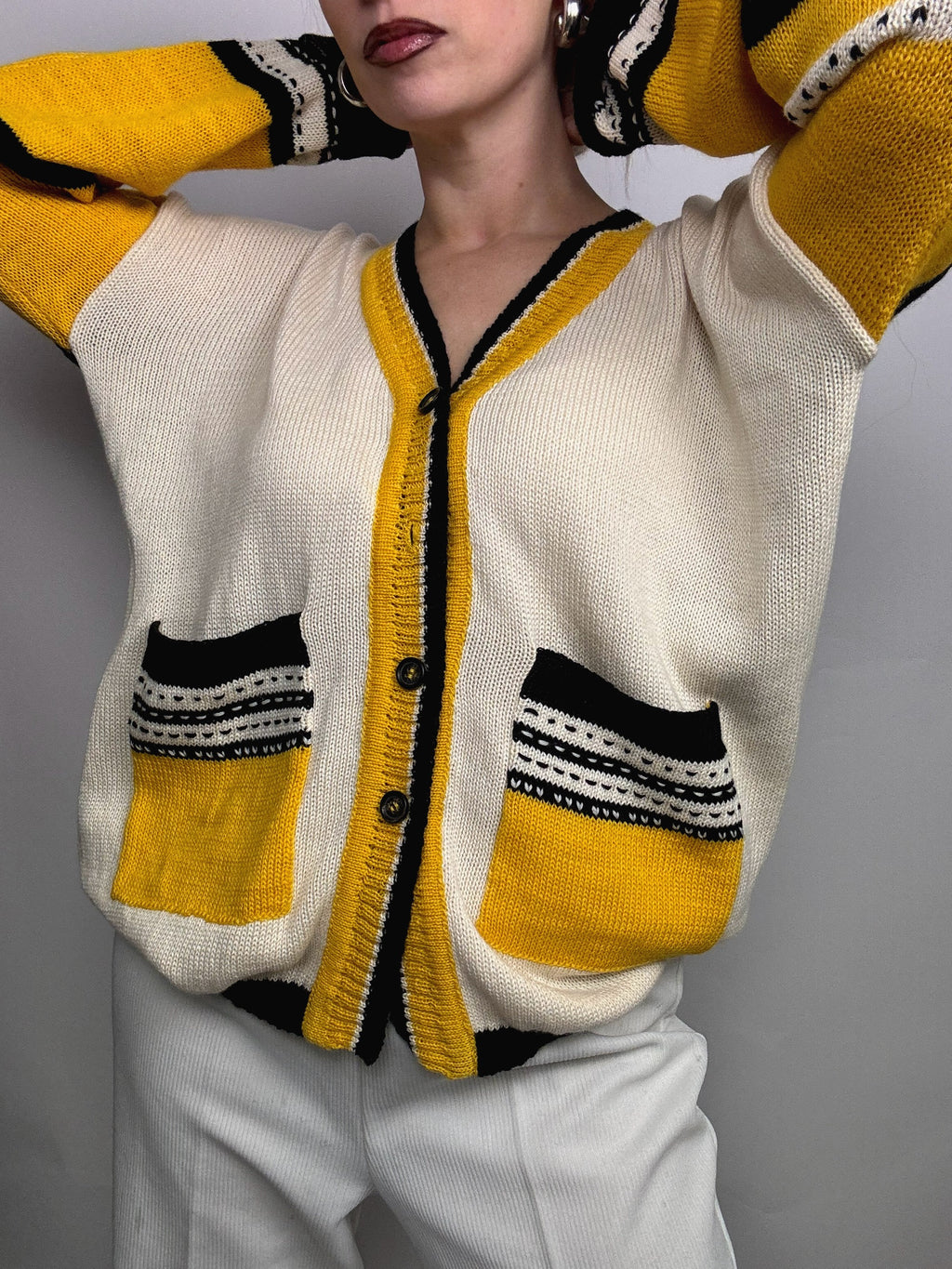 Vintage knit cardigan